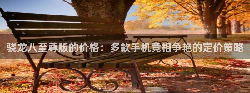 7790必发集团平台在线开户：骁龙八至尊版的价格：多款手机竞相争艳的定价策略