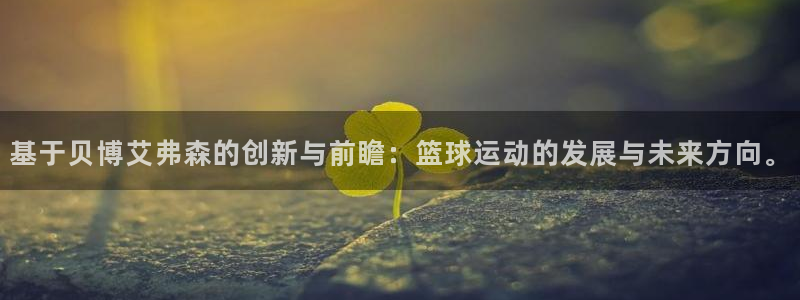 7790必发集团平台在线注册：基于贝博艾弗森的创新与前瞻：篮球运动的发展与未来方向。