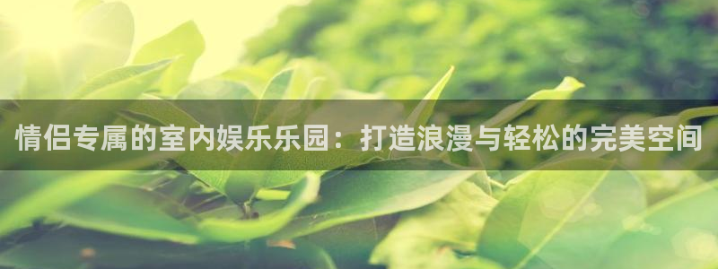7790必发集团4登录：情侣专属的室内娱乐乐园：打造浪漫与轻松的完美空间