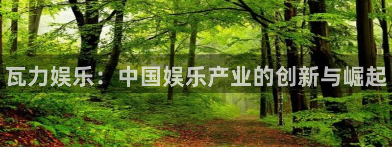 7790必发集团体育和杏耀是哪个公司的：瓦力娱乐：中国娱乐产业的创新与崛起
